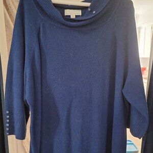 blue sweater